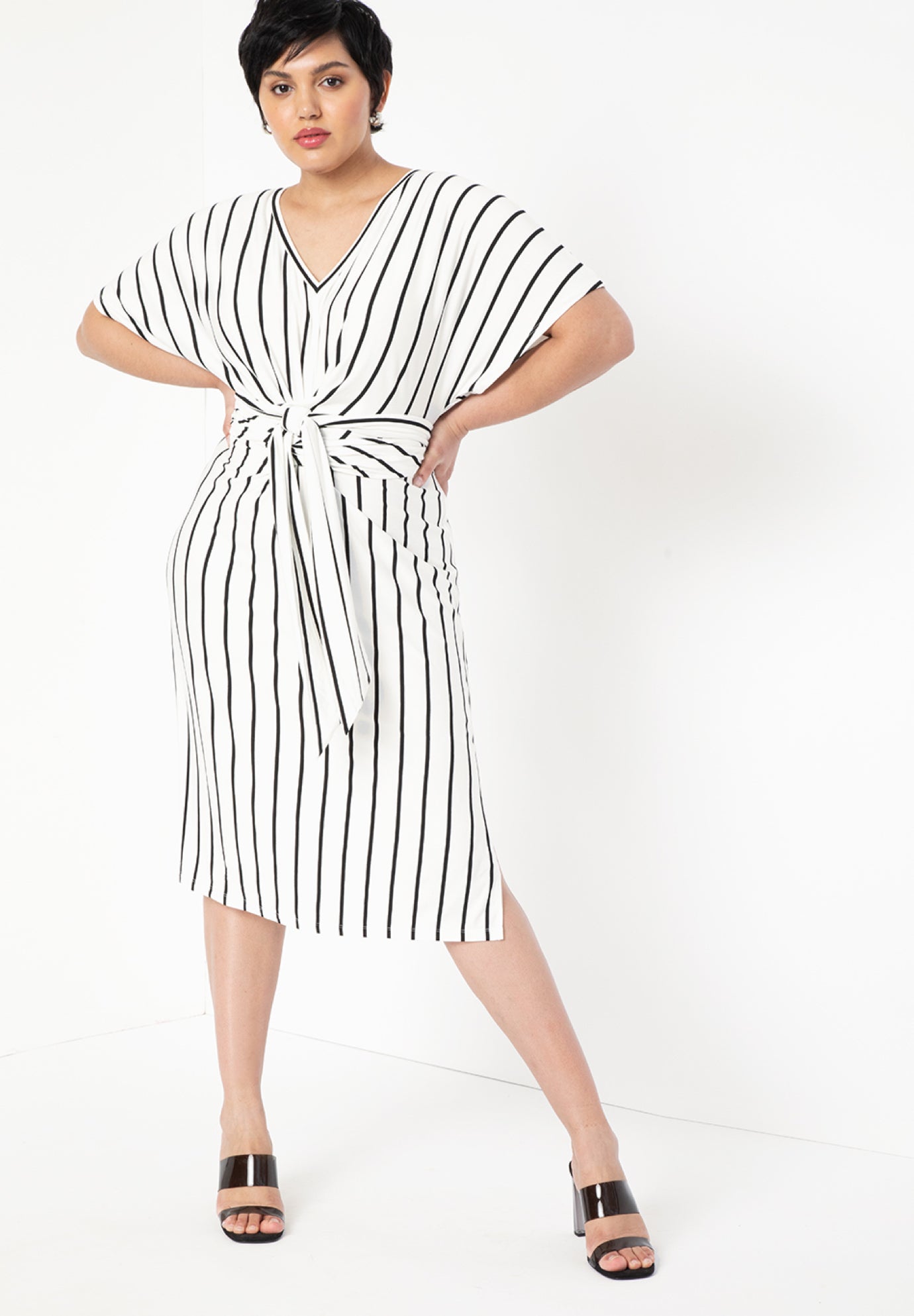 Eloquii wrap dress sale