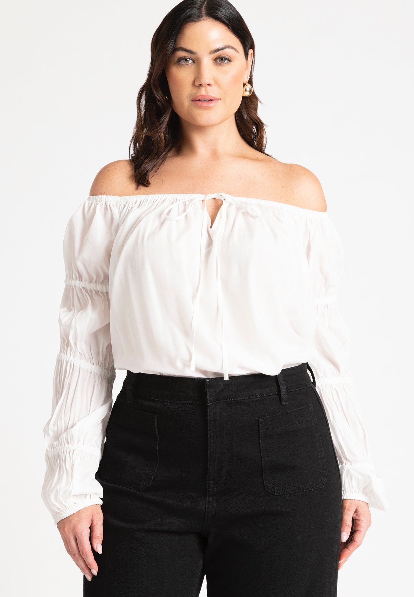 Photo Opt Sleeveless Blouse (Online Exclusive) main image 0