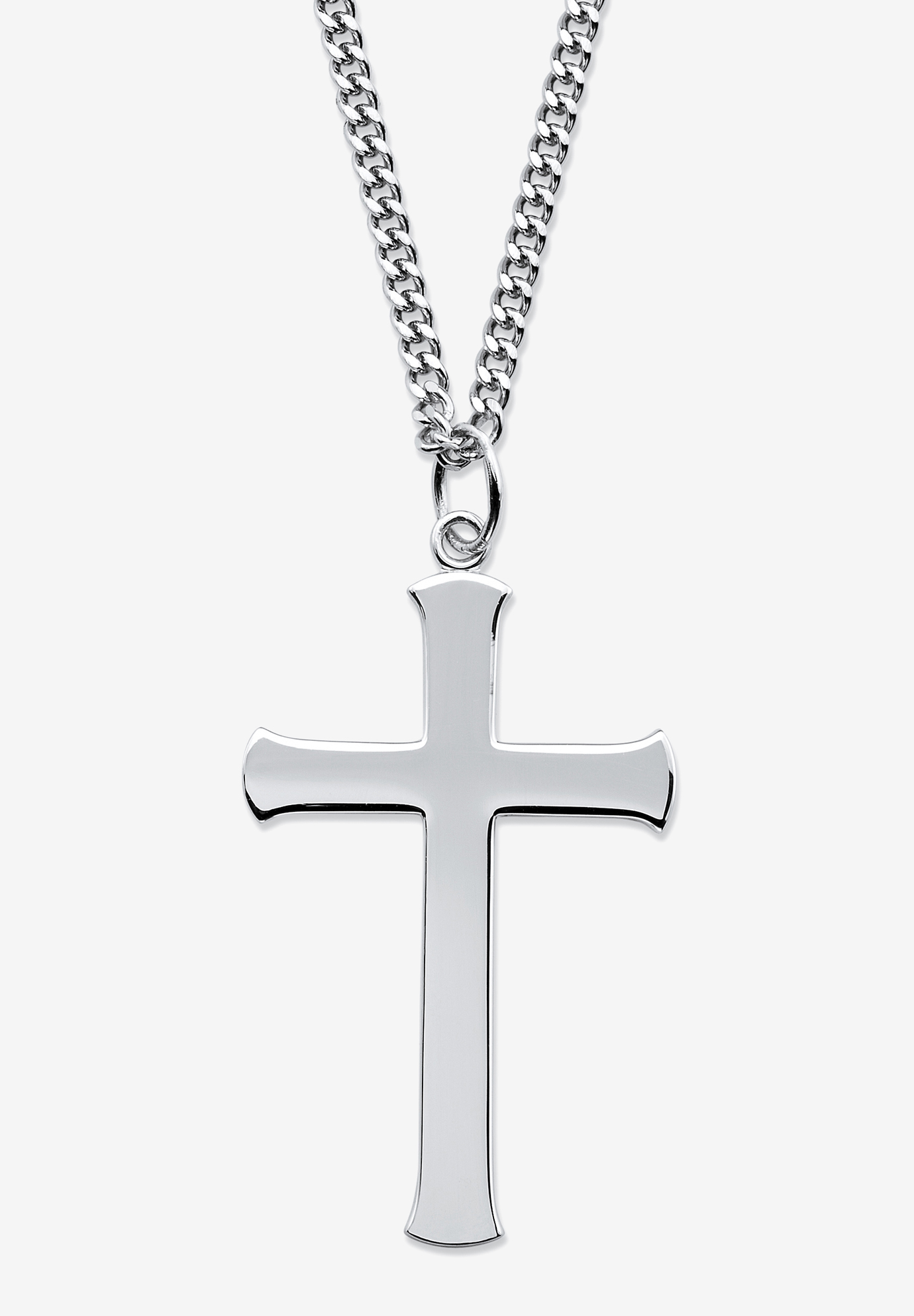 Brass Cross Silver plated Christian Catholic Jesus Christ Pendant For Men  or Women, Size: Length:-2 Inch Width:- 1 Inch at Rs 10/piece in Jaipur