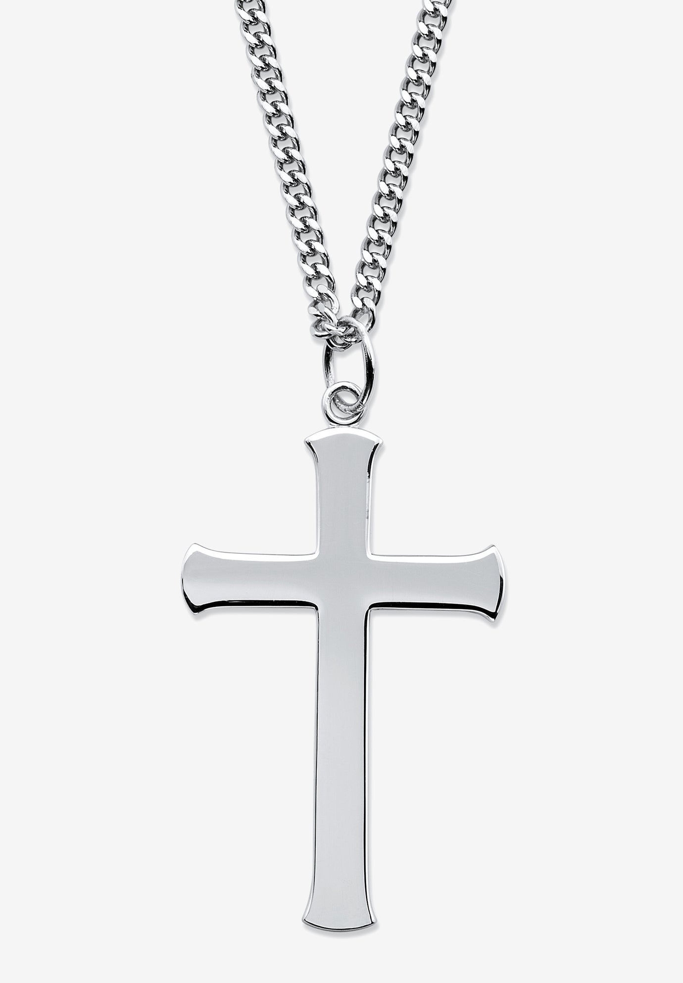 Mens sterling silver 2025 cross pendant only