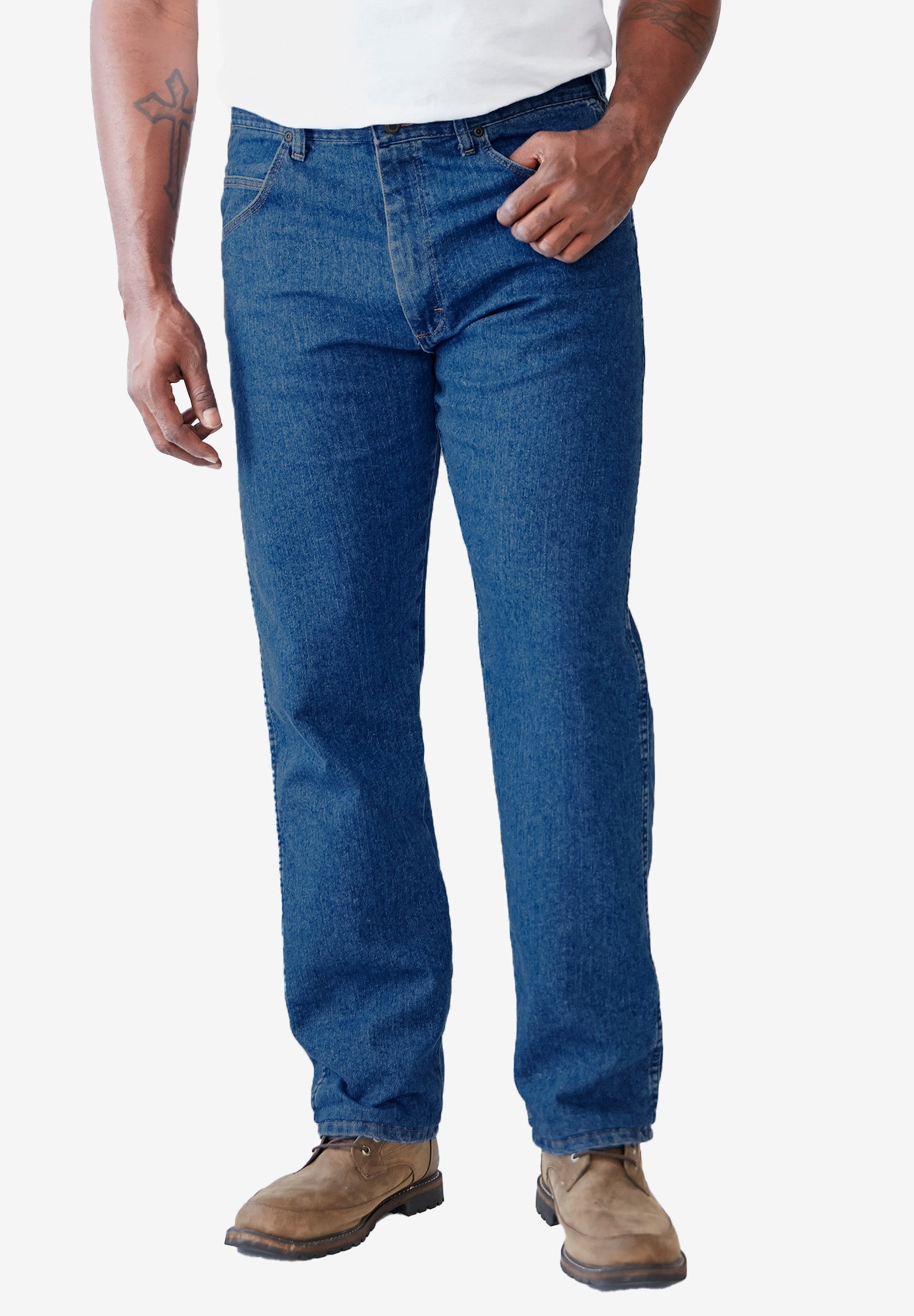 Wrangler® Relaxed Fit Stretch Jeans Eloquii