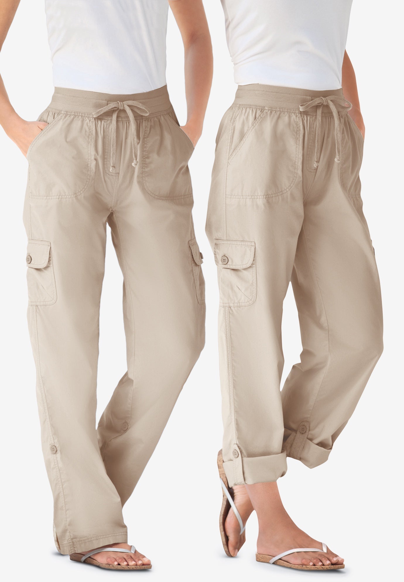 Convertible Length Cargo Pant | Eloquii