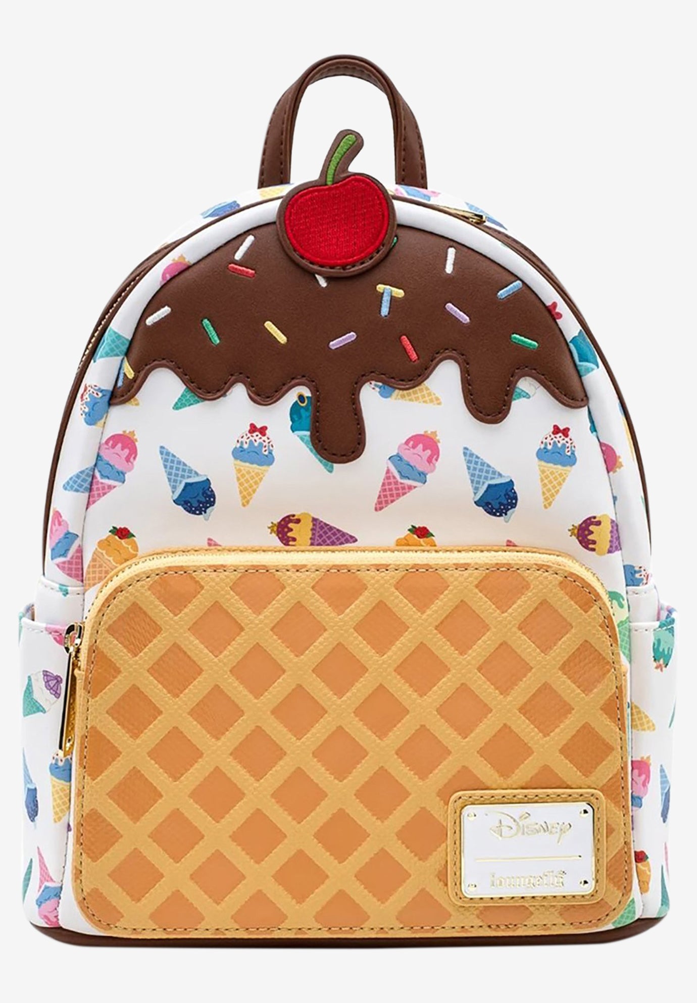 ☆Disney限定Loungefly 可愛いIce Cream Corn ミニBackpack☆ ☆Disney限定Loungefly 可愛いIce Cream Corn ミニBackpack☆