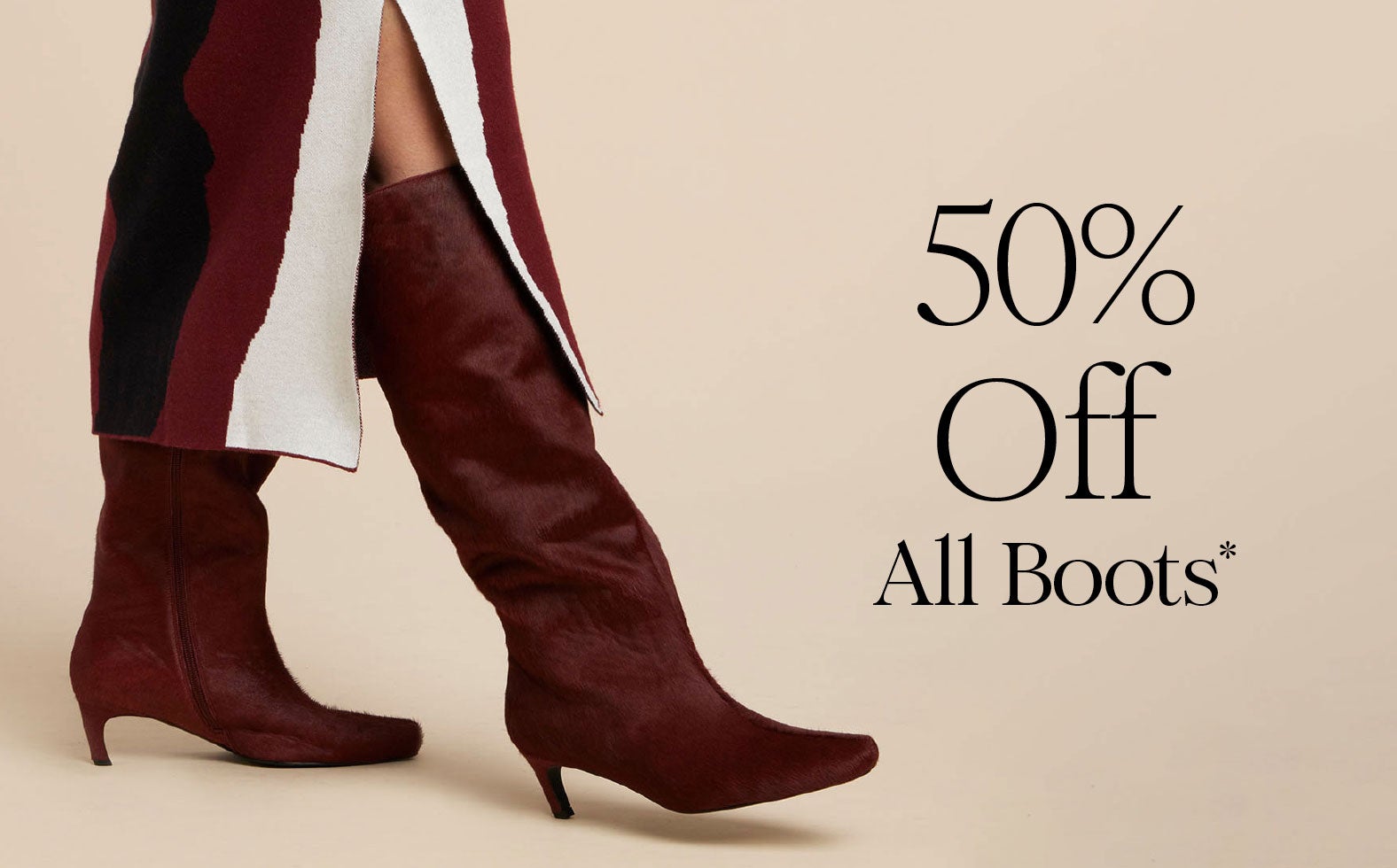 50% Off All Boots