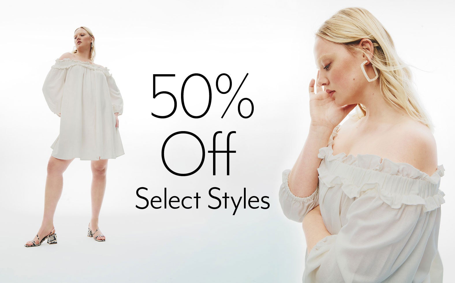 50% Off Select Styles