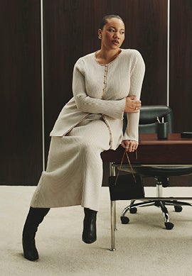 beige work dress Lucy Beige Work Dress