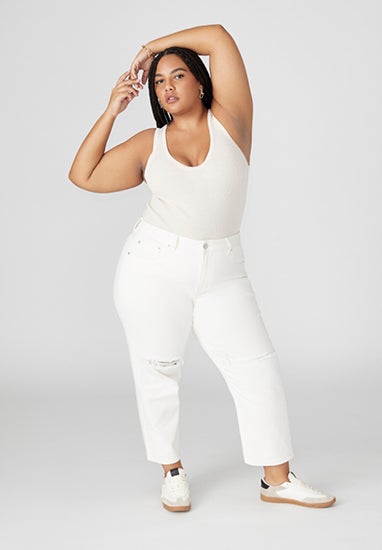 Womens Plus Size Denim at ELOQUII Eloquii