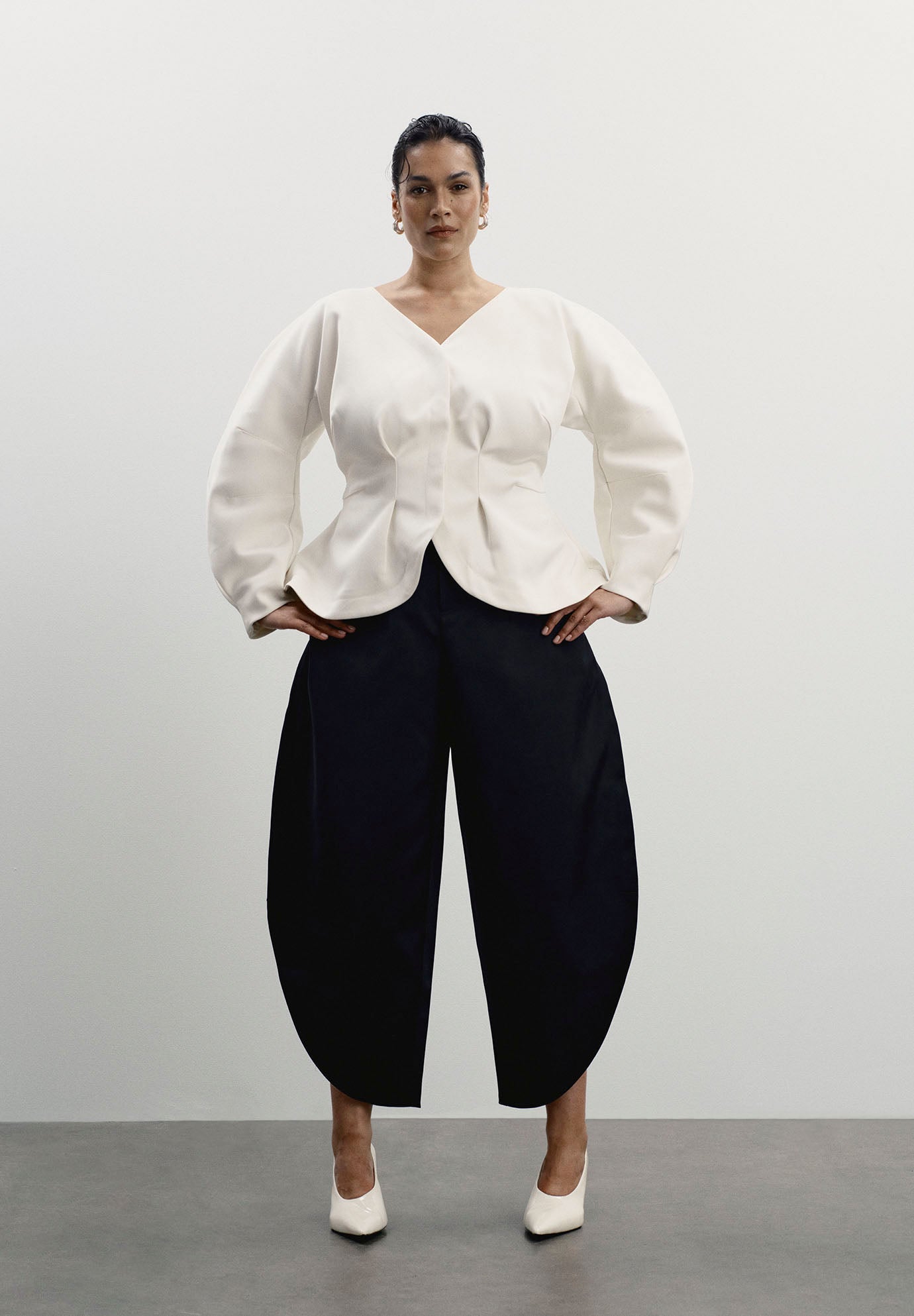 Crescent Moon Split Leg Pant