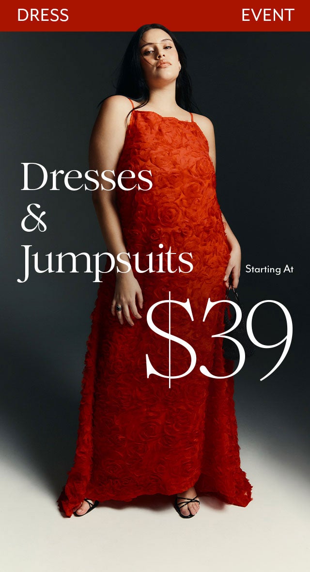 Dresses & Jumpsuits starting at $39